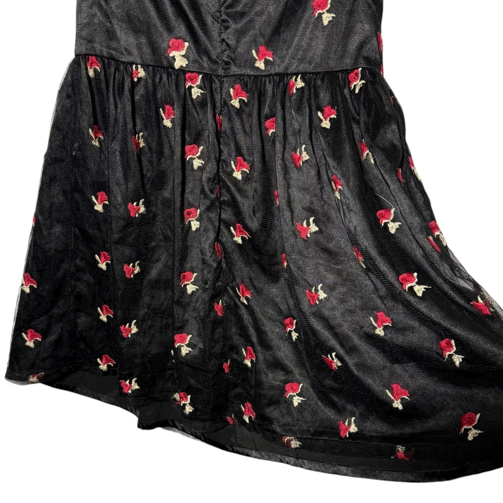 Sugar Thrillz Midnight Forever Organza Babydoll Dress Size Large‎ NWT - Picture 6 of 9